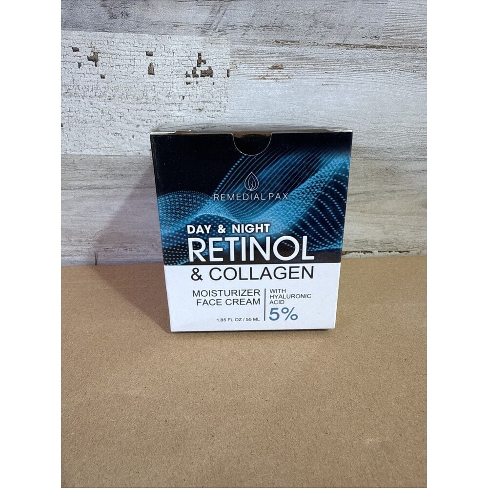 Remedial Pax Day AND Night Retinol Collagen Moisturizer Face Cream 1.85/55ML